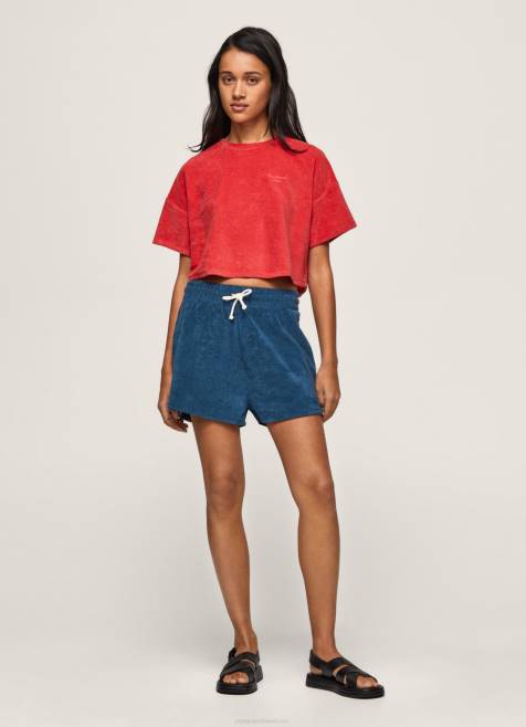 pepe_jeans_kirjailtu_logo_urheilulliset_shortsit_naiset_jarman_tb00532.jpg Pepe Jeans kirjailtu logo urheilulliset shortsit naiset jarman TB00532 - Image 1