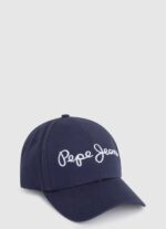 Pepe Jeans kirjailtu logopohjainen lippalakki naiset meren- TB00781