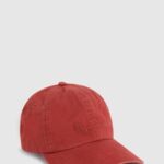 Pepe Jeans kirjailtu logopohjainen lippalakki naiset studio punainen TB00779