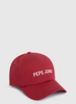 Pepe Jeans kirjailtu logopohjainen lippalakki naiset studio punainen TB00786