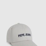 Pepe Jeans kirjailtu logopohjainen lippalakki poika valkoinen TB001709