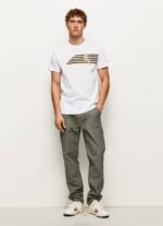 Pepe Jeans kirjaimilla logollinen t-paita miehet valkoinen TB00977 - Image 2