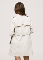 Pepe Jeans klassinen twill-trenssitakki naiset irti pitsistä TB00106 - Image 5