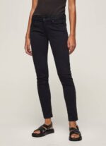Pepe Jeans klassiset kapeat housut naiset musta TB00297 - Image 2