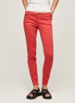Pepe Jeans klassiset kapeat housut naiset studio punainen TB00315 - Image 2
