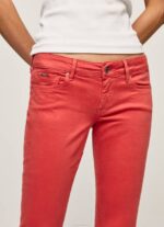 Pepe Jeans klassiset kapeat housut naiset studio punainen TB00315 - Image 3