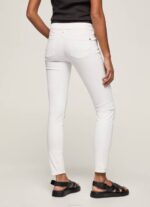 Pepe Jeans klassiset kapeat housut naiset valkoinen TB00299 - Image 4