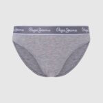 Pepe Jeans klassiset pikkuhousut painettu logo naiset harmaa marli TB00546