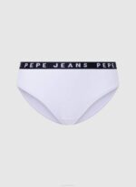 Pepe Jeans klassiset pikkuhousut painettu logo naiset musta TB00539 - Image 4