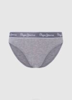 Pepe Jeans klassiset stringit painetulla logolla naiset musta TB00549 - Image 4