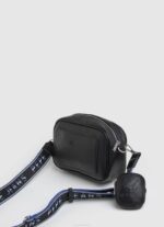 Pepe Jeans kohokuvioitu logo maxi crossbody laukku naiset musta TB00713 - Image 2