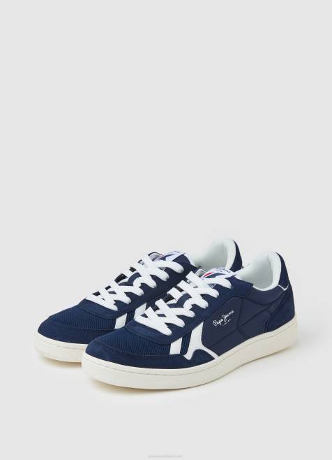 Pepe Jeans kore vintage -yhdistelmälenkkarit miehet laivasto TB001201 - Image 3