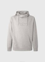 Pepe Jeans korkeatiheyksinen logopusero miehet harmaa marli TB00904 - Image 5
