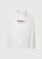 Pepe Jeans korkeatiheyksinen logopusero miehet valkoinen TB00903 - Image 5
