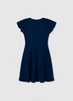 Pepe Jeans kreppimekko ristikkäisellä pääntiellä tyttö valtameri TB001373 - Image 2