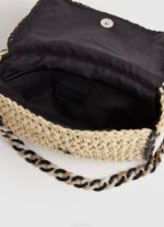 Pepe Jeans kudottu olki crossbody laukku naiset musta TB00718 - Image 3