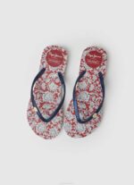 Pepe Jeans kukka rake beach varvastossut naiset punainen TB00702 - Image 2