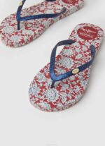 Pepe Jeans kukka rake beach varvastossut naiset punainen TB00702 - Image 3