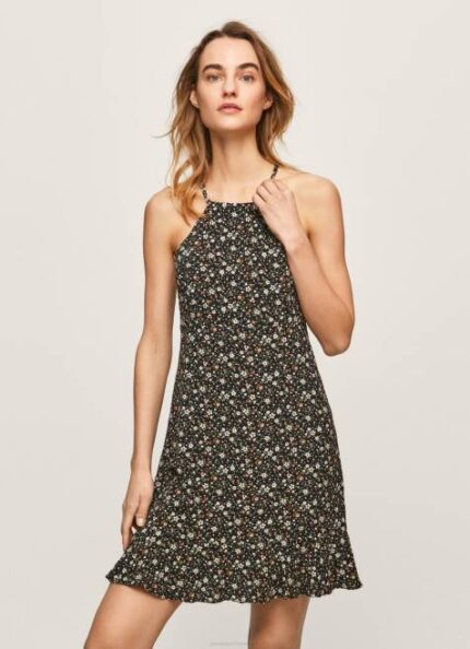 Pepe Jeans kukkakuvioinen leveä mekko naiset multi TB00222