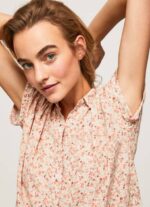 Pepe Jeans kukkakuvioinen lyhythihainen paita naiset multi TB00356 - Image 3