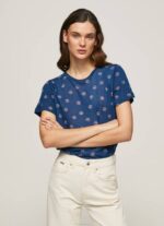Pepe Jeans kukkakuvioinen t-paita naiset multi TB00444