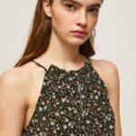Pepe Jeans kukkakuvioinen toppi naiset multi TB00366