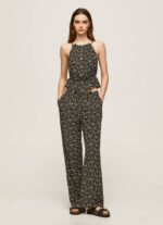 Pepe Jeans kukkakuvioiset leveät housut naiset multi TB00292