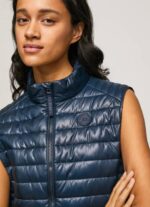 Pepe Jeans kumipaistin logolla pehmustettu liivi naiset dulwich TB00118 - Image 3
