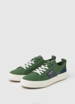 Pepe Jeans kuusiokololippu vulkanoidut lenkkarit miehet sotilaallinen oliivi TB001205 - Image 3