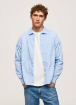 Pepe Jeans lambert fil a fil straight fit paita miehet valkaisu sininen TB001030 - Image 3