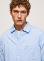 Pepe Jeans lambert fil a fil straight fit paita miehet valkaisu sininen TB001030 - Image 4