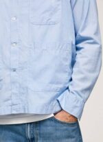 Pepe Jeans lambert fil a fil straight fit paita miehet valkaisu sininen TB001030 - Image 5