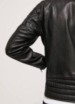 Pepe Jeans lampaan nahkainen biker takki miehet musta TB00835 - Image 4