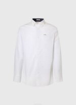 Pepe Jeans Larry slim fit popliinipaita miehet valkaisu sininen TB001028 - Image 5