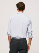 Pepe Jeans Lawsonin normaalikokoinen oxford-paita miehet valkaisu sininen TB001052 - Image 4