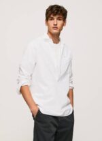 Pepe Jeans Lawsonin normaalikokoinen oxford-paita miehet valkoinen TB001044
