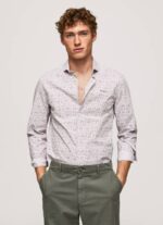 Pepe Jeans lenora slim fit popliinipaita miehet valkoinen TB001075 - Image 2