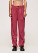 Pepe Jeans lentävät chinohousut naiset tumma poskipuna TB00296 - Image 2