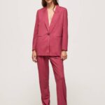 Pepe Jeans lentävät chinohousut naiset tumma poskipuna TB00296