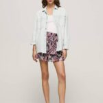 Pepe Jeans leveä hame röyhelöillä naiset multi TB00494