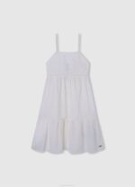 Pepe Jeans leveä kukkainen mekko tyttö multi TB001399 - Image 3