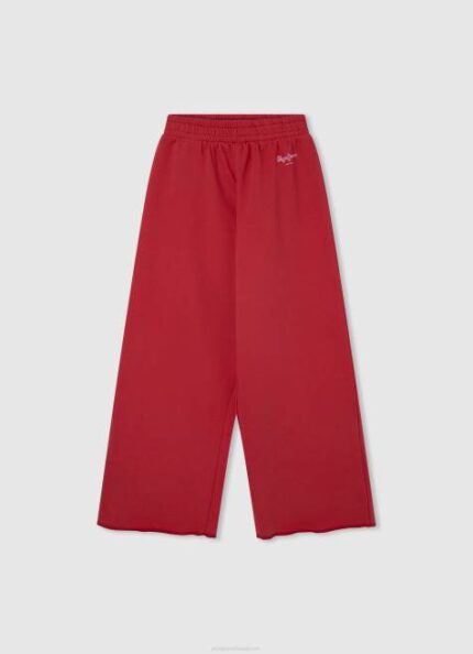 Pepe Jeans leveät jamilan housut tyttö studio punainen TB001497