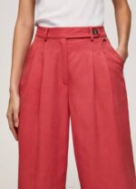 Pepe Jeans leveät laskoshousut naiset studio punainen TB00289 - Image 3