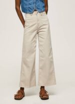 Pepe Jeans levenevät puuvillahousut naiset kivi TB00312 - Image 2