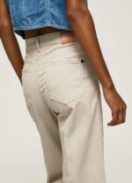 Pepe Jeans levenevät puuvillahousut naiset kivi TB00312 - Image 5