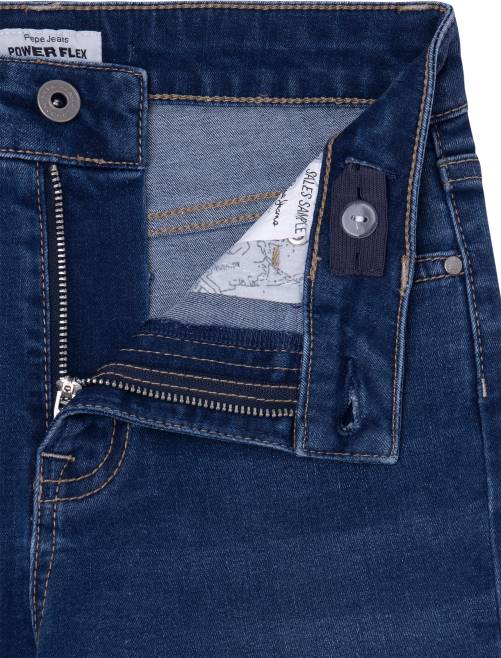 Pepe Jeans lexa jr korkeavyötäröiset leveät farkut tyttö denim TB001360 - Image 2