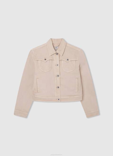 Pepe Jeans lexa jr korkeavyötäröiset leveät farkut tyttö denim TB001360 - Image 3