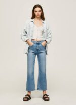 Pepe Jeans lexa sky korkeavyötäröiset leveät farkut naiset denim TB0090