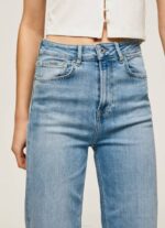 Pepe Jeans lexa sky korkeavyötäröiset leveät farkut naiset denim TB0090 - Image 3