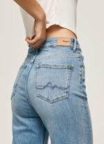 Pepe Jeans lexa sky korkeavyötäröiset leveät farkut naiset denim TB0090 - Image 5